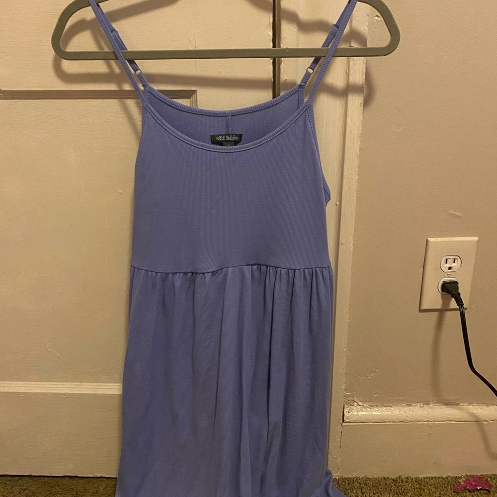 Purple summer dress